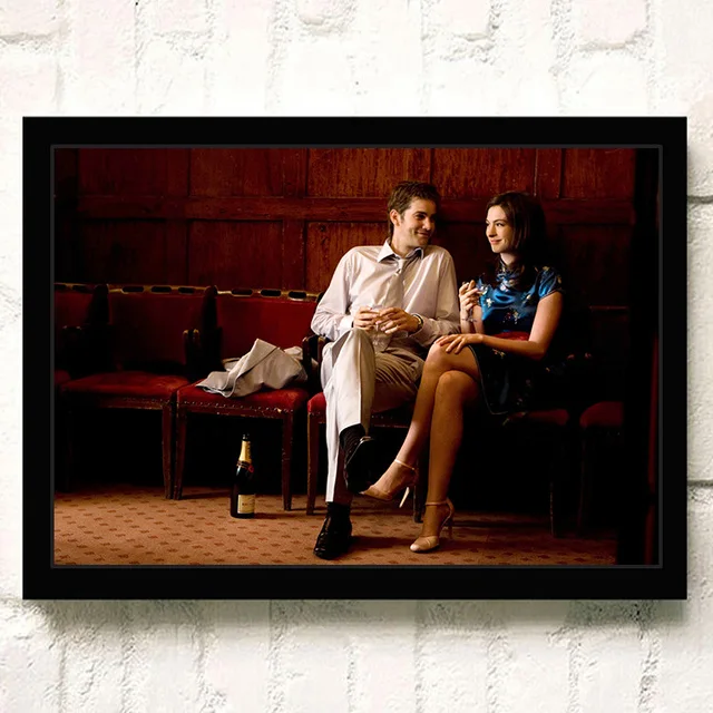 

One Day Classic Lovers TV Movie Quality Wall Art Home Decor Canvas Painting Decoration Hotel Bar Cafe Living Room Star Poster