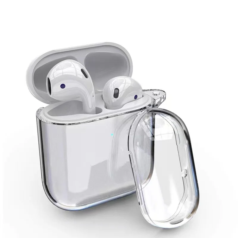 

С украшением в виде кристаллов, милые наушники чехол для Apple AirPods чехол силиконовый прозрачный защитный чехол для Airpods Pro Аксессуары зарядным...