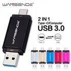 WANSENDA металлический USB флеш-накопитель, 3,0 Гб, 512 ГБ, 256 ГБ, 64 ГБ, 32 ГБ, 16 ГБ