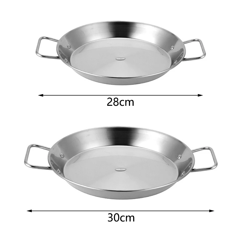 Антипригарная сковорода из нержавеющей стали испанская Сковорода Из