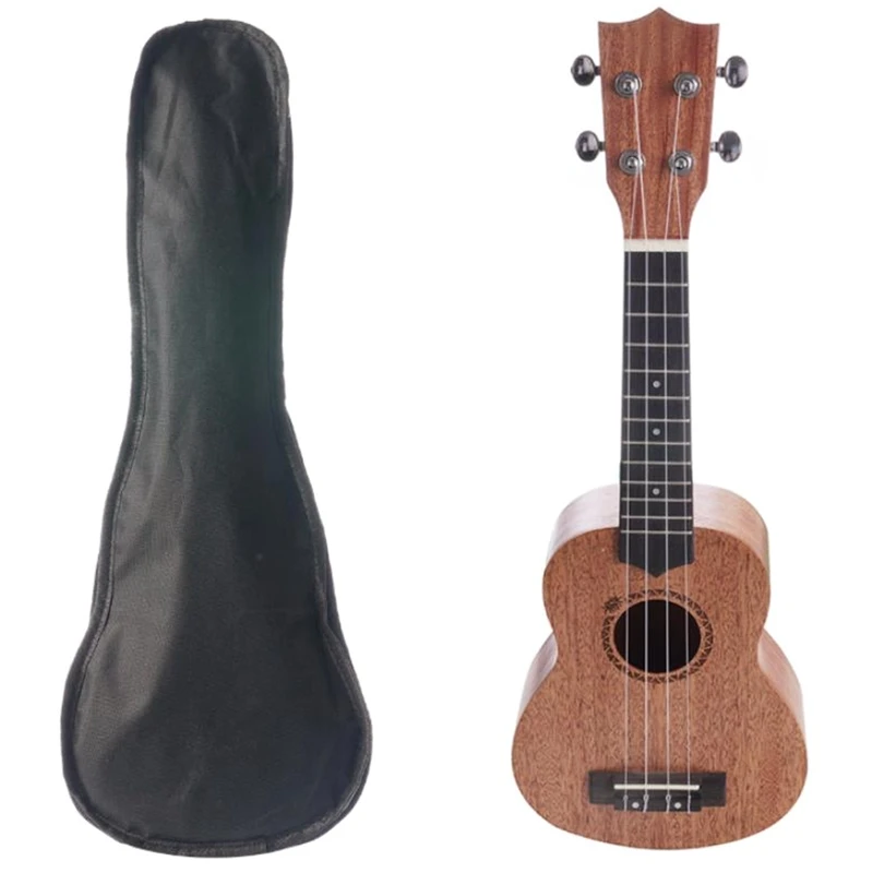 

21 дюйм укулеле тенор сопрано красное дерево 4 струны Гавайская гитара сумка для укулеле Музыкальные инструменты