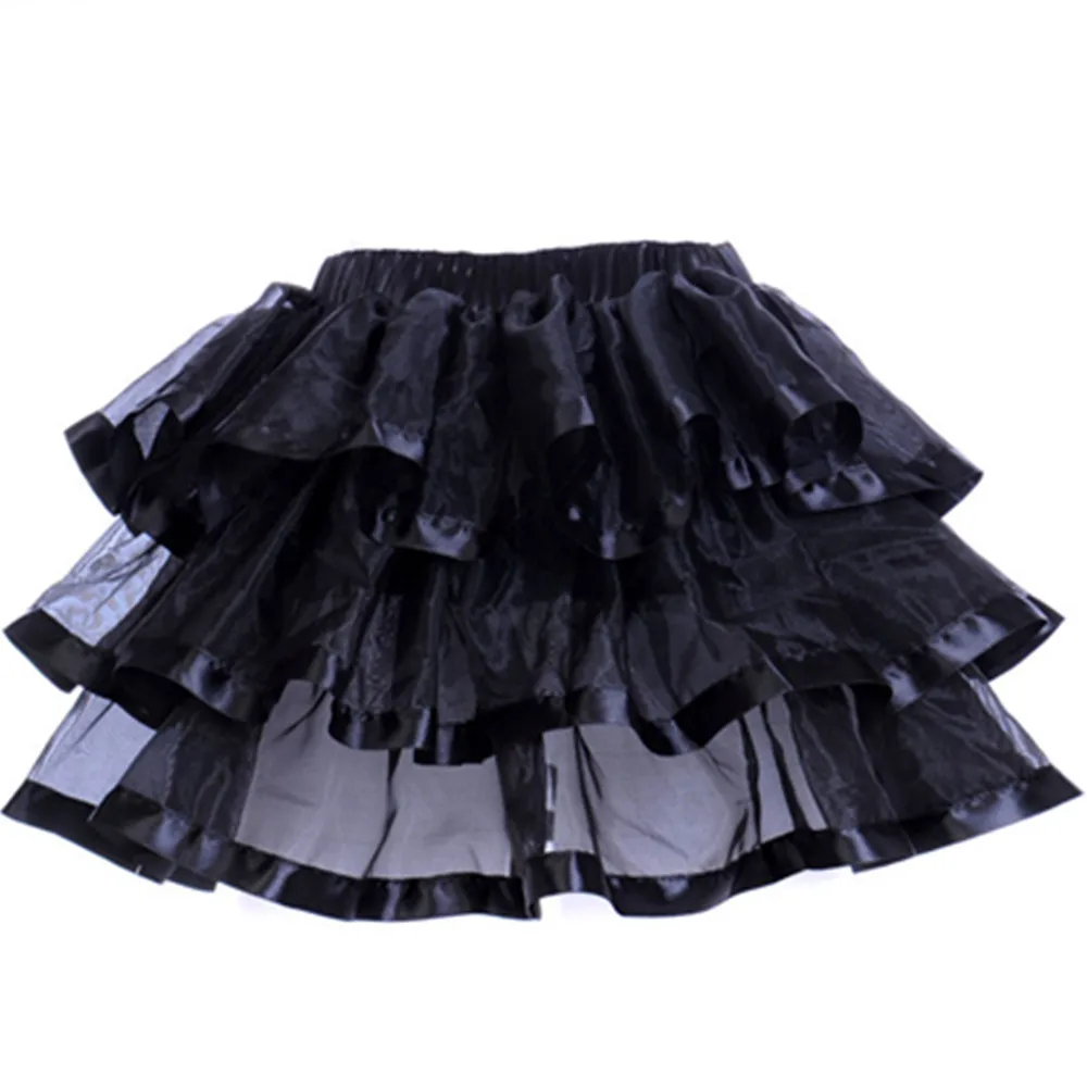 Новинка модные юбки-пачки черная сетчатая и кружевная мини-юбка с бантом юбки для
