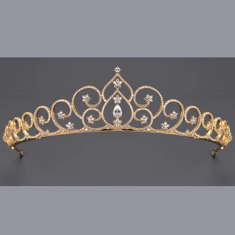 

European bride crown Wedding dress headdress accessories Wedding engagement jewelry