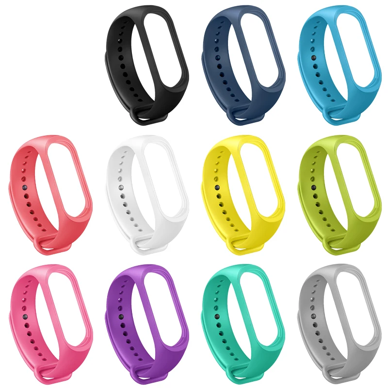 Ремешок силиконовый для xiaomi mi band 4 браслет часов 3 NFC защита от