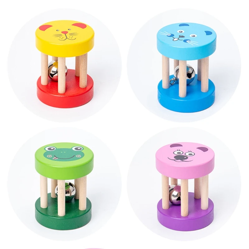 

1PC Interactive Stimulation Plush Rings Teething Toy Gift for Baby & Infant Crawling Toy Rattle Bell Newborn Rattle Ball 03KD