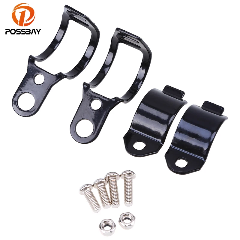 Кронштейн для поворотников POSSBAY хромированный держатель мотоциклетной лампы