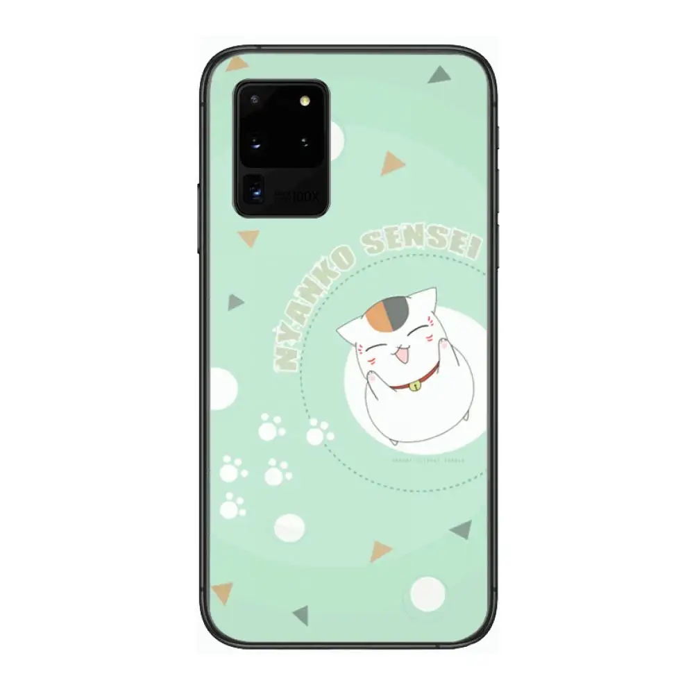 

Natsume's Book of Friends Phone cover hull For SamSung Galaxy S 6 7 8 9 10 20 21 Plus Edge E note 5G Lite Ultra black soft bum