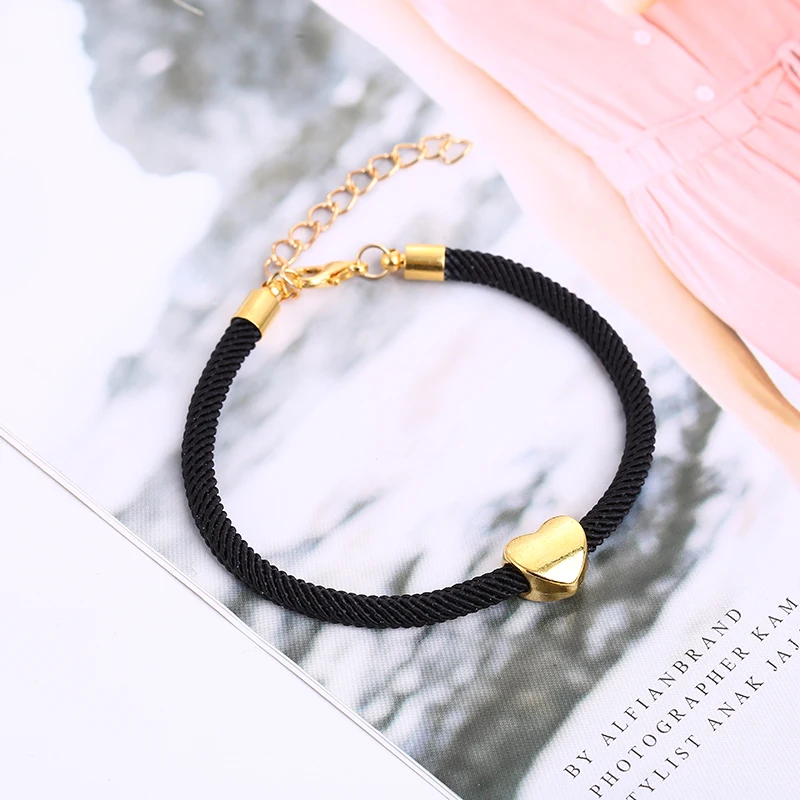 Новинка 2019 модные браслеты для женщин и девушек винтажная Толстая веревочная