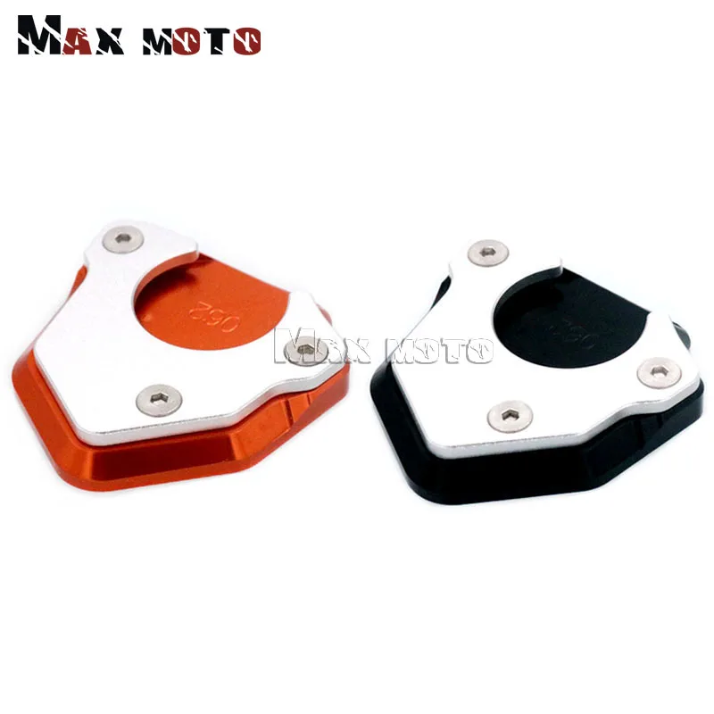 Motorcycle CNC Kickstand Foot Side Stand Extension Pad Support Plate For KTM DUKE 390 250 DUKE390 2017 2018 2019 2020 | Автомобили и