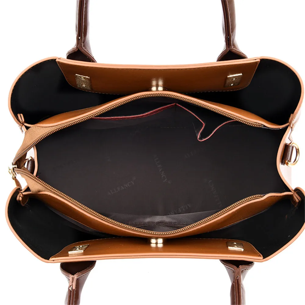 

Classic Letter Handbag Women Bucket Bag High Quality Genuine Leather Shoulder Crossbody Bag Designer Female Large Capacity Totes