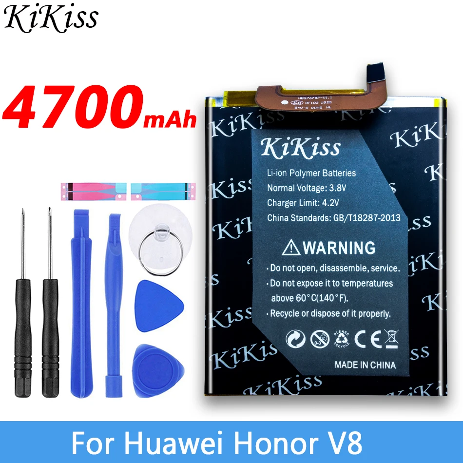 Аккумулятор 4700 мАч для Huawei Honor V8 мобильный телефон аккумуляторная батарея HB376787ECW -