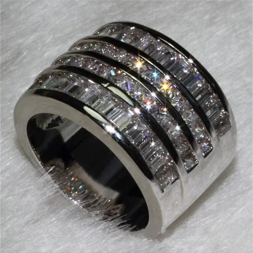 Классические обручальные кольца ручной работы из стерлингового серебра 925 пробы