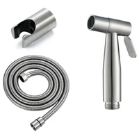handheld bidet spray shower set toilet shattaf sprayer douche kit bidet faucet with shower holder and 1 2m shower hose