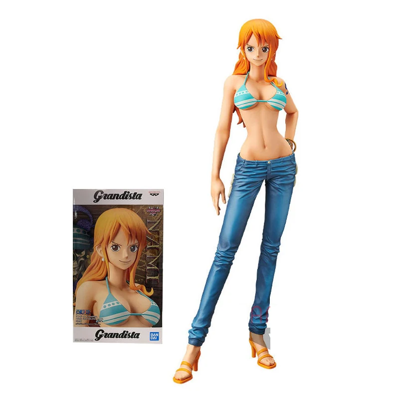 

Original One Piece Anime Toy Action Figures Grandista Lady ROS Nami 28cm Onepiece Collectible Figure Model Statue 39950 Figurine