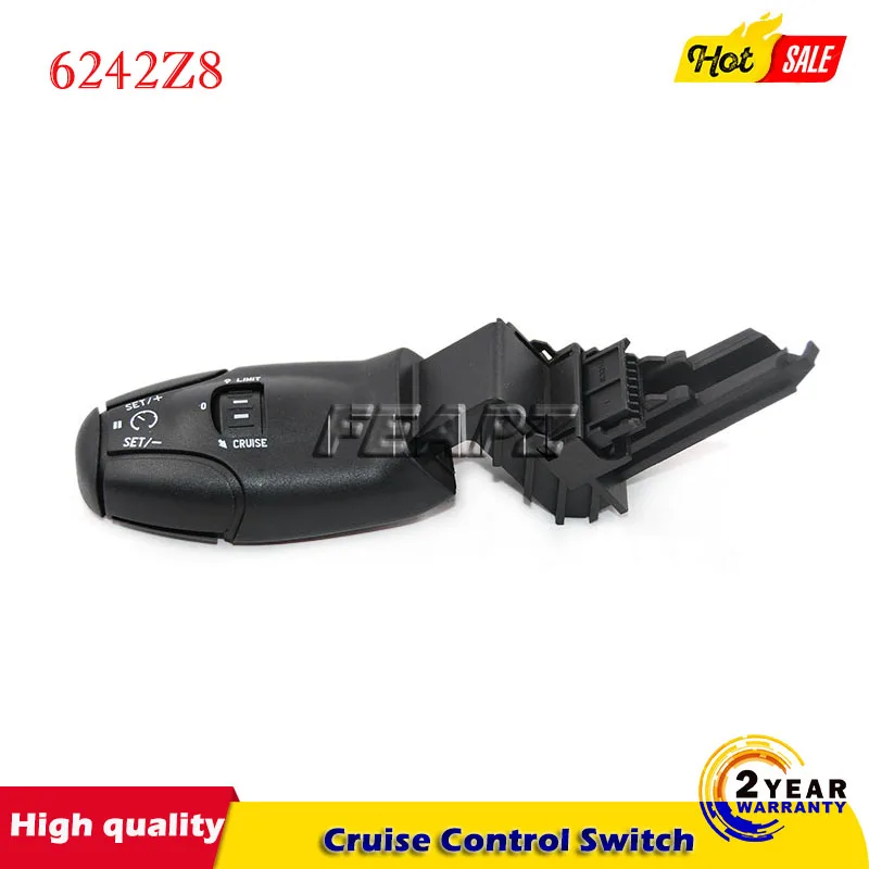 

Cruise Control Switch For Peugeot 207 307 308 407 607 3008 For Citroen C3 C5 C8 For XSARA Berlingo XSARA Picass 6242Z8 6242Z9