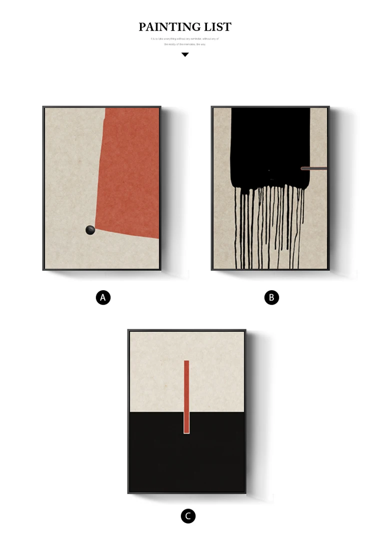 

Modern Nordic Black Canvas Painting Poster and Print for Living Room Bedroom Abstract Picture Wall Art Decoration Home Decor