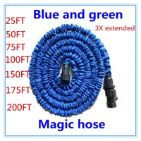25 200ft garden hose with expandable water hose blue green garden water hose connector euus there is no spray