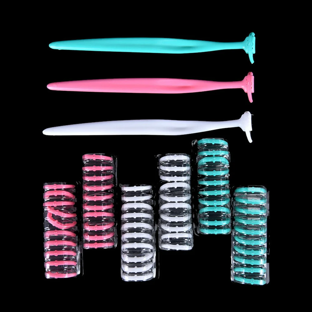 

20pcs Replacement Dental Floss Head +1pc Handle Brush Dental Floss Head Teeth Stick Teeth Clean Toothpick Flosser Tool