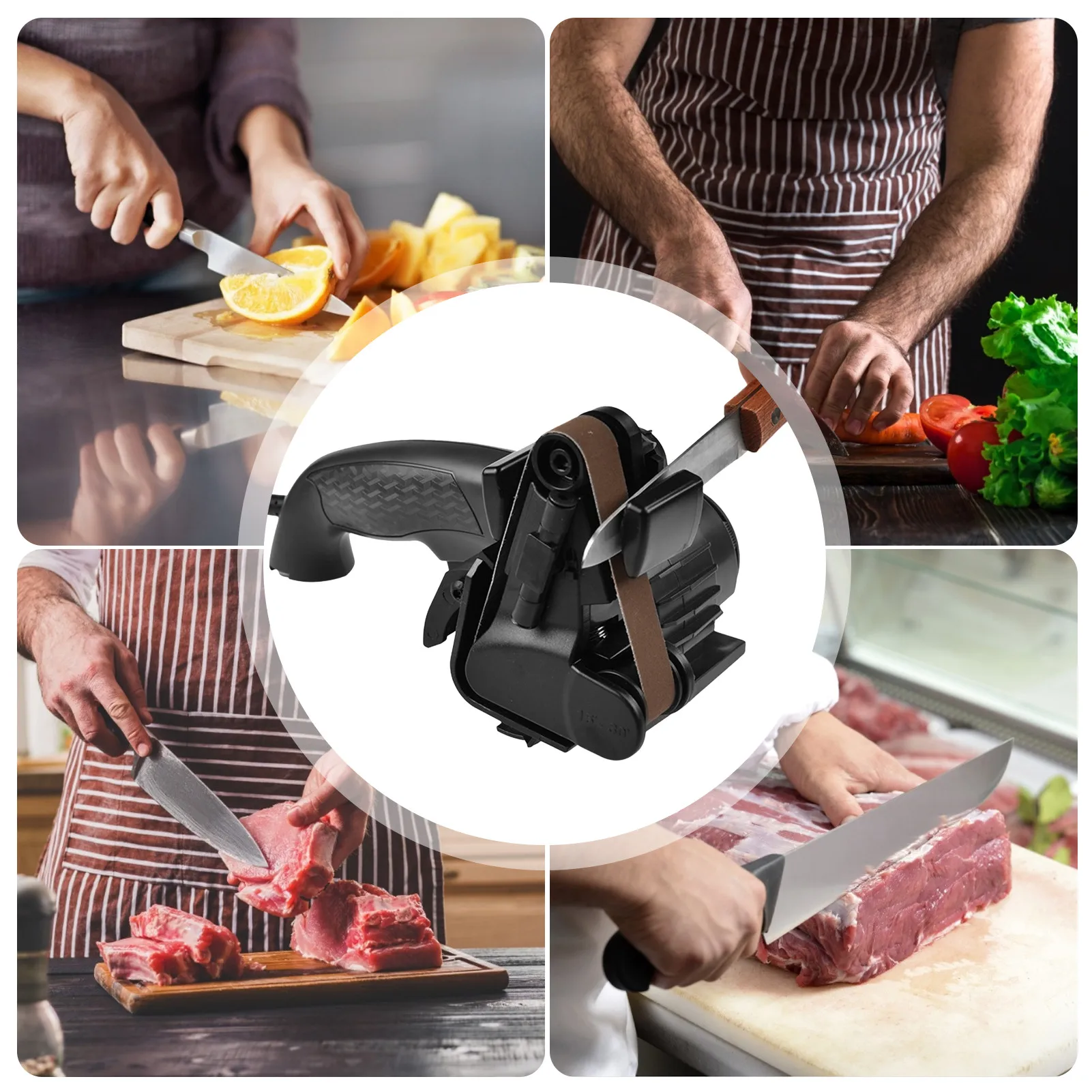 

Automatic Sharpening Tool Various Knife Sharpeners Adjustable Speed Angle Hand-held Kitchen Household Electric Paper Cutter