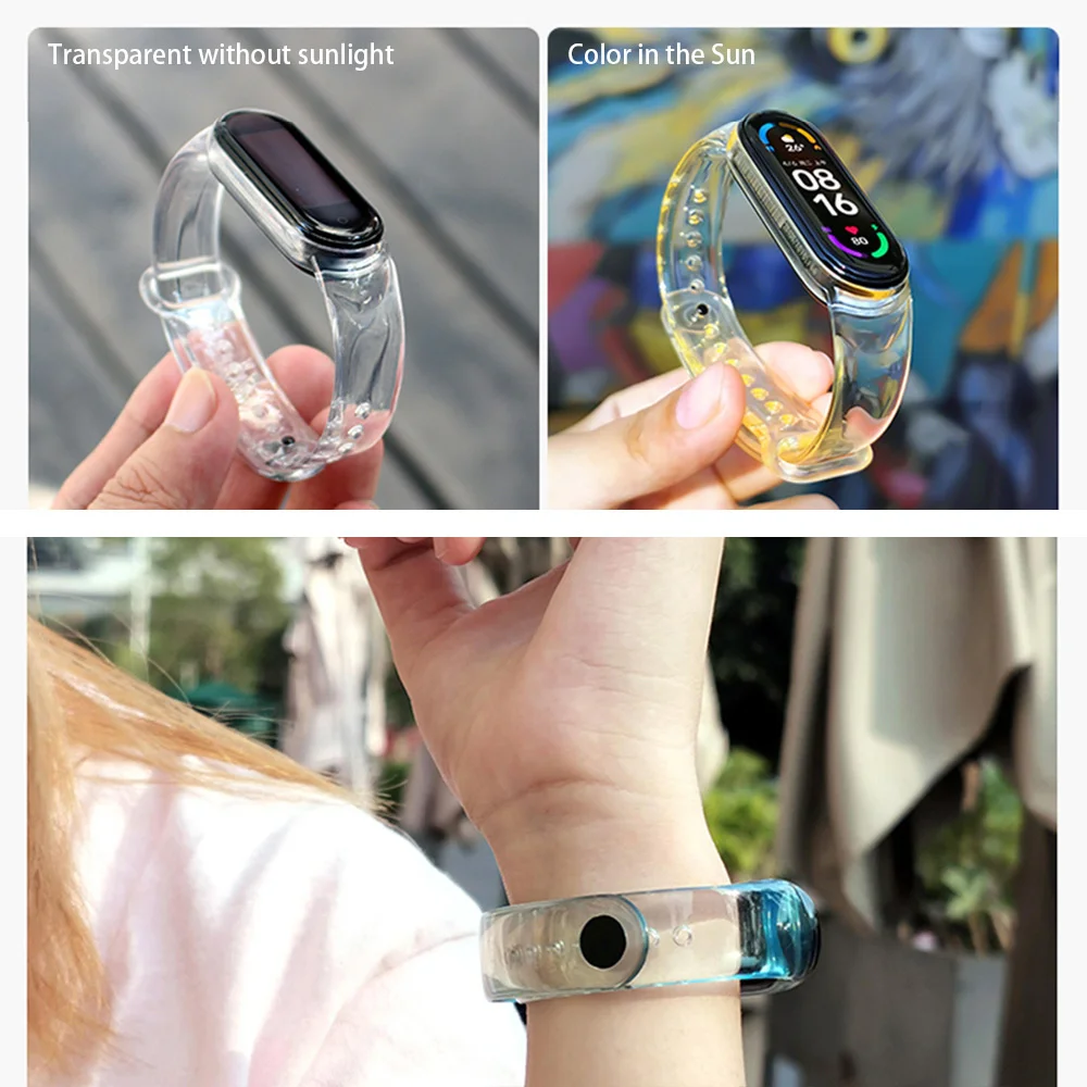 Одноразовый прозрачный тонкий защитный чехол ремешок для Xiaomi MI Band 6 5 4 3 2 сменный