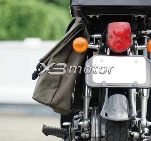 1 шт. мотоциклетная седельная сумка с креплением для Yamaha XVS950A для Honda GL1000 FTR223 CB223S для MOTO GUZZI V7