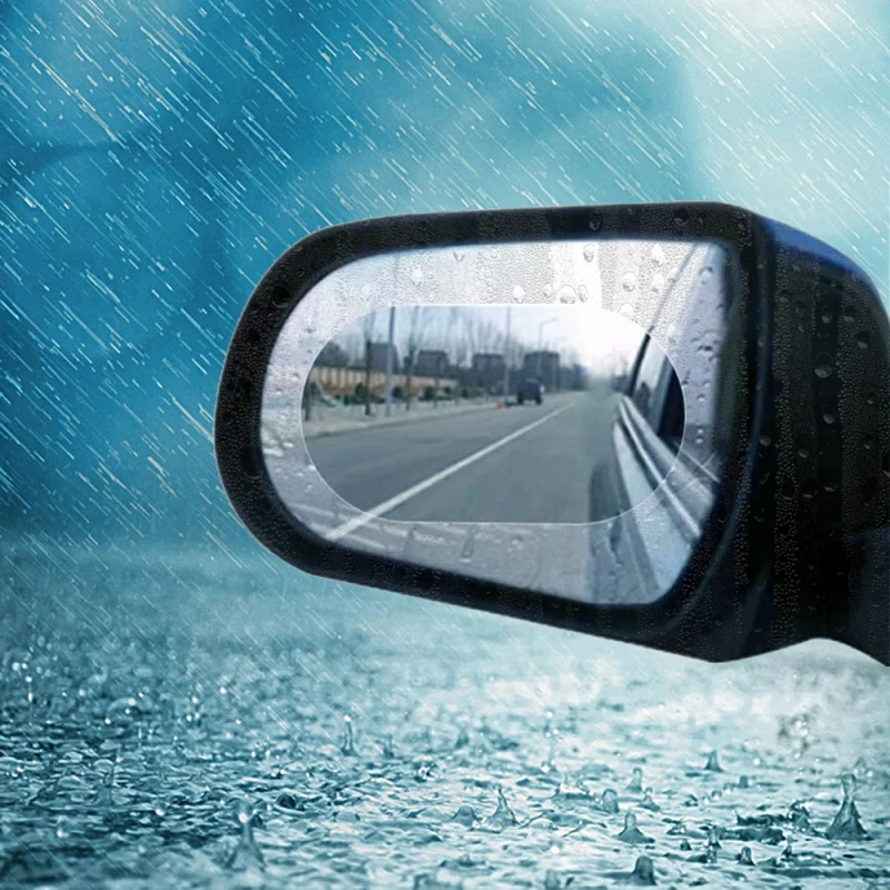 

Car Rearview Side Mirror Glass Universal Waterproof Membrane Anti-Fog Rain-Proof Window Protect Film Keep Safe Car Accessories