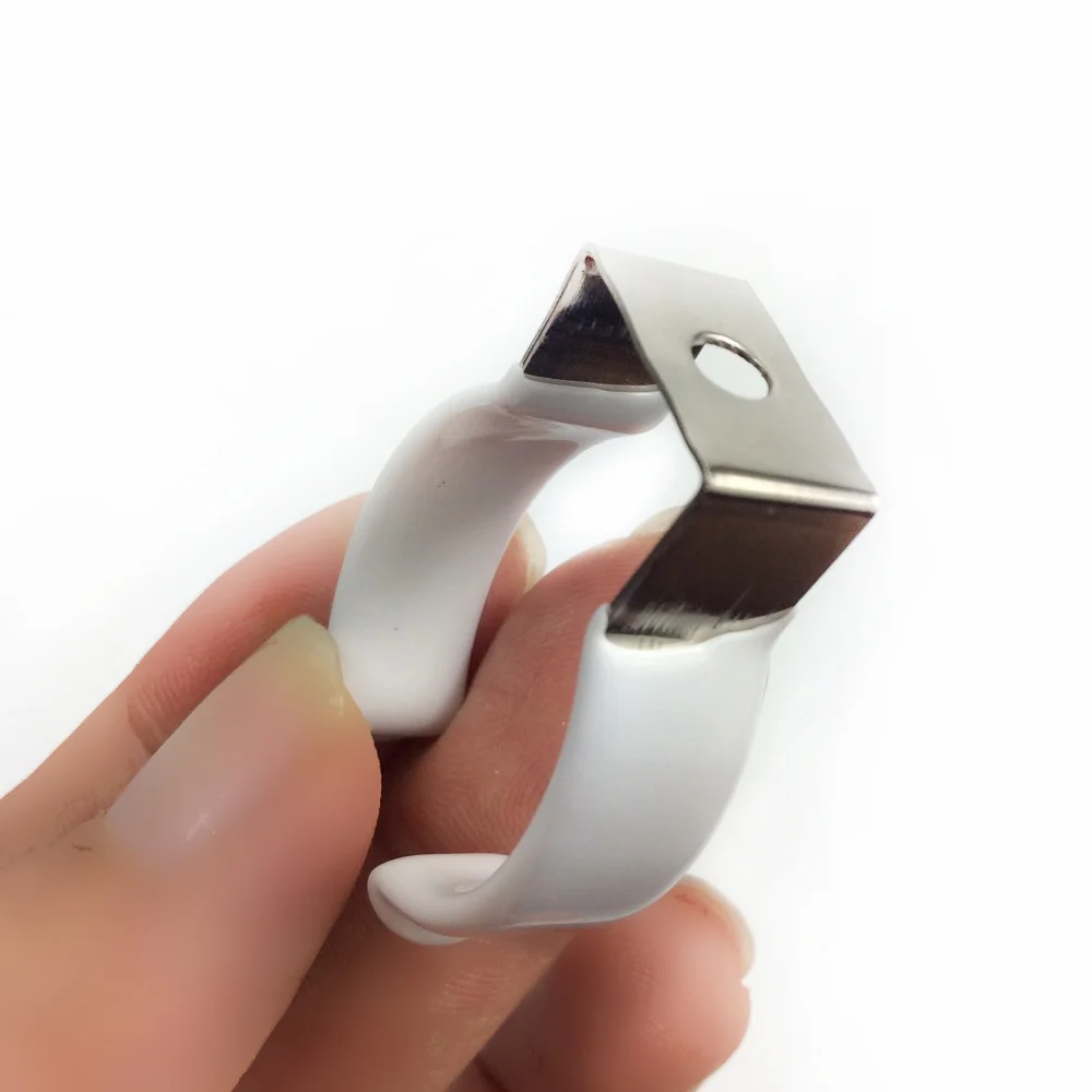 

Stainless Steel Coated Plastic U Shape T7 T8 T9 T10 T12 Holder Strong Clamping Force Mounting Clip for Rope Lamp Installation