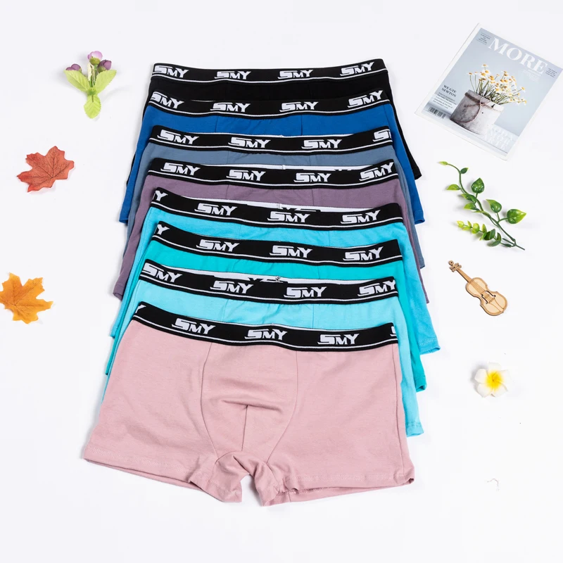 2 шт. хлопковые трусы боксеры для мальчиков|Нижнее белье| |