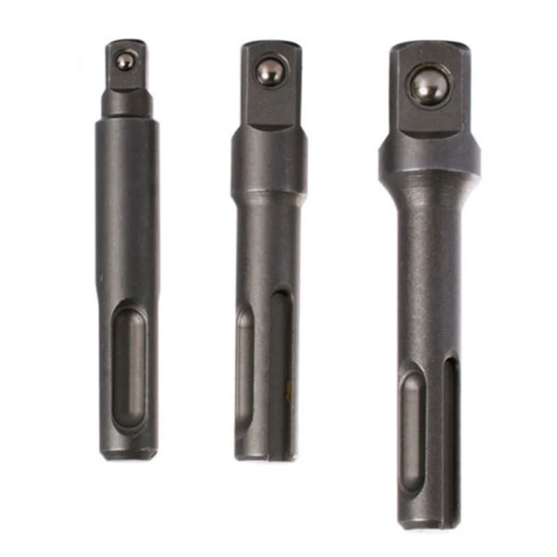 

5x SDS 1/4 3/8 1/2Hex Screwdriver Bit Holder Power Drill Chuck Bar Bits Tools