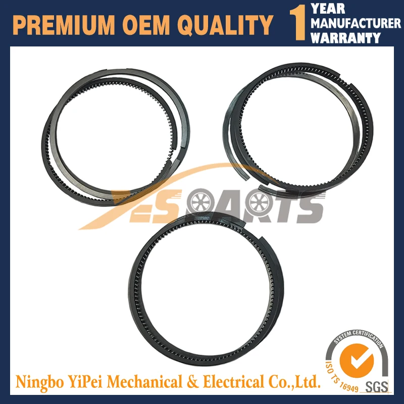 

Комплект из 3 поршневых колец STD для Yanmar 3TNE84 Komatsu 3D84-3 84 мм