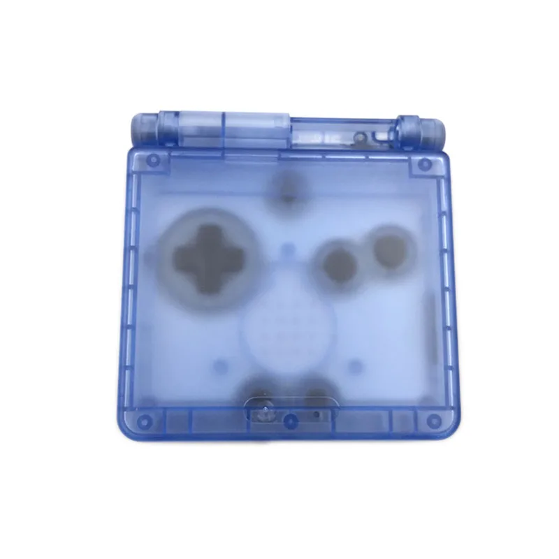 clear blue Для Gameboy Advance SP Классический прозрачный корпус на замену объектива экрана для GBA SP Корпус чехол - Цвет: clear blue