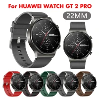 22mm leather strap for huawei watch gt 2 pro wristband watchband for huawei gt2 pro gt3 46mm band bracelet replaceable correa