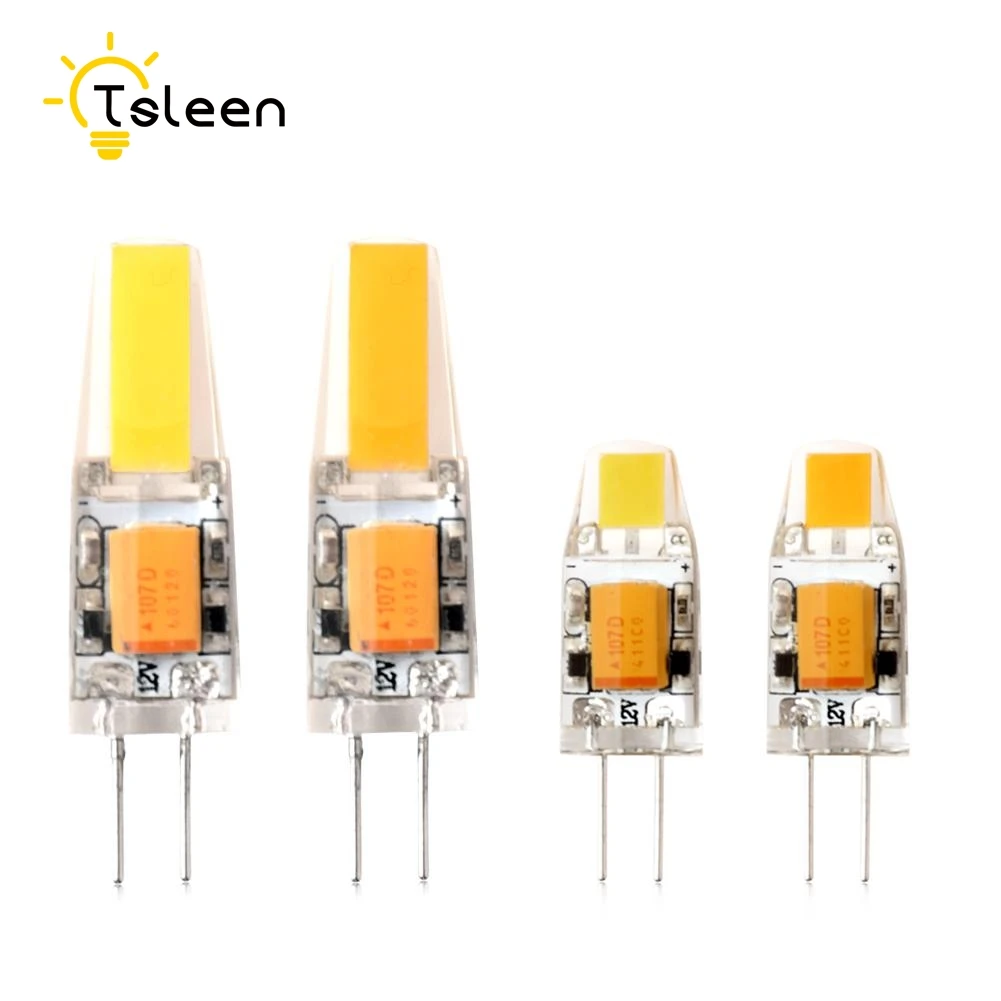 TSLEEN G4 светодиодный светильник переменного тока DC 12V Мини лампада лампы чип COB 360