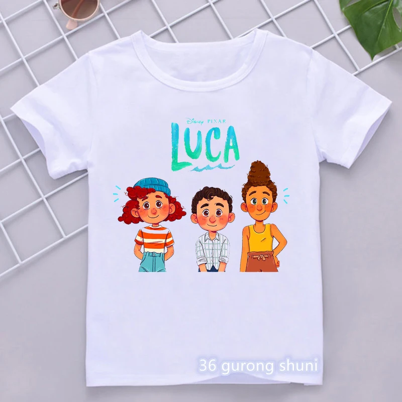 

Новинка, Милая футболка Джулия Альберто лука, мультяшная футболка, аниме одежда, Детская футболка для маленьких мальчиков и девочек, футбол...