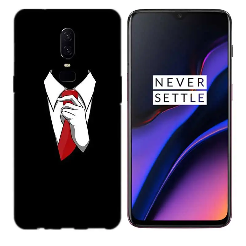 Костюм Человек вещи): рубашка с галстуком Лев чехол для OnePlus 1 + 8 8T Nord 7T 7 Pro 6 6T чехлы
