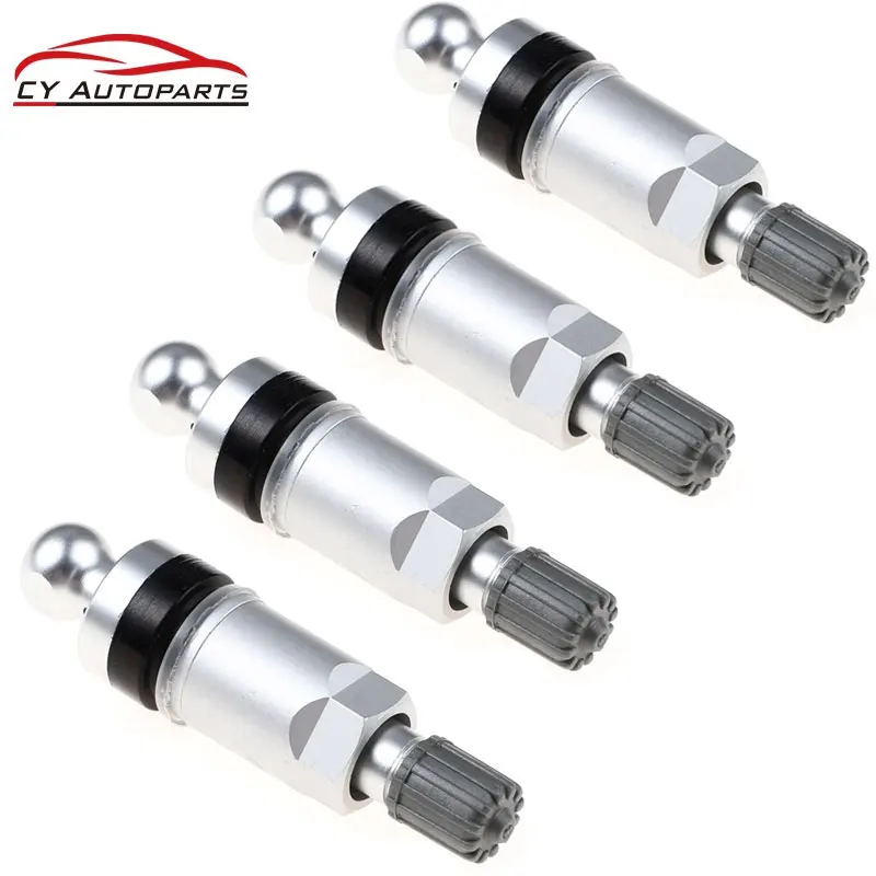 YAOPEI 4 шт. TPMS шинный клапан для общего железа стальной матовый бескамерный датчика