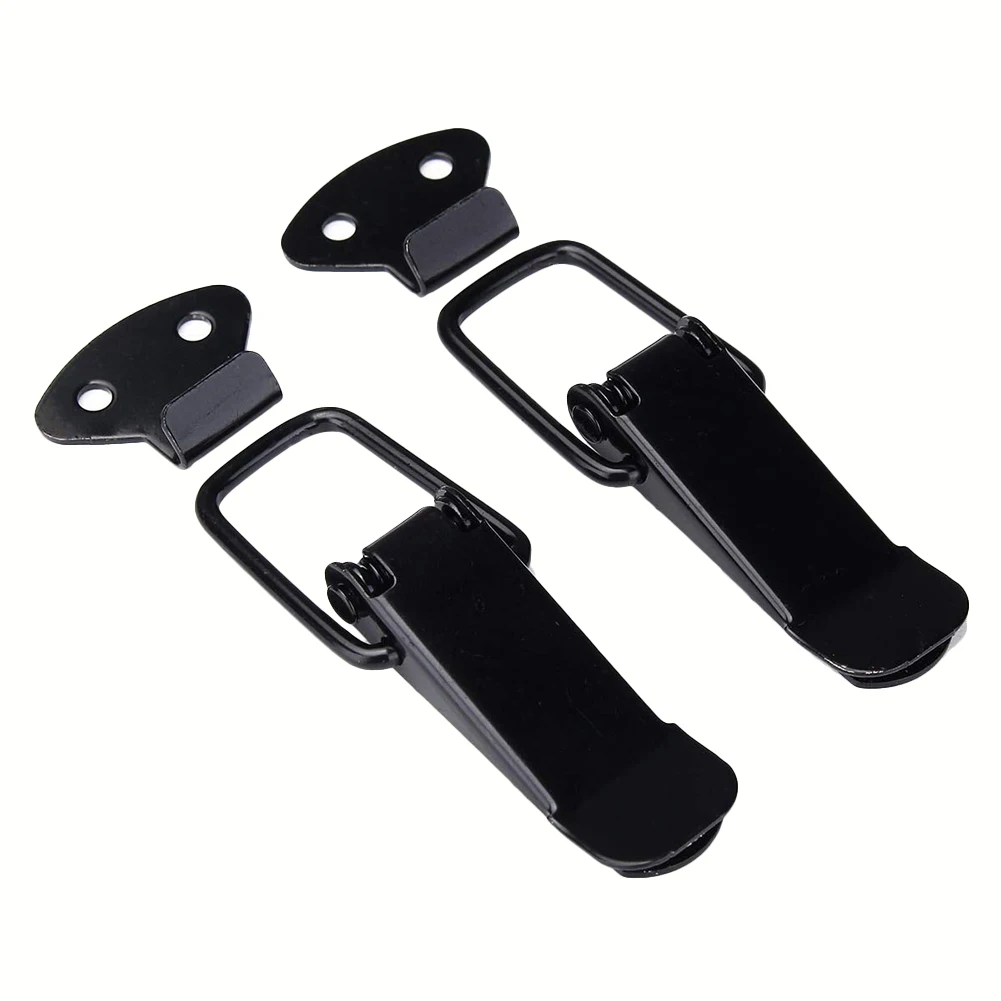

2Pcs metal Car Bumpers Trunk Fender Hatch Lids Release Fasteners Kit Hood Pin Lock Clasp Clip Kit for Car Vehicle Accessories