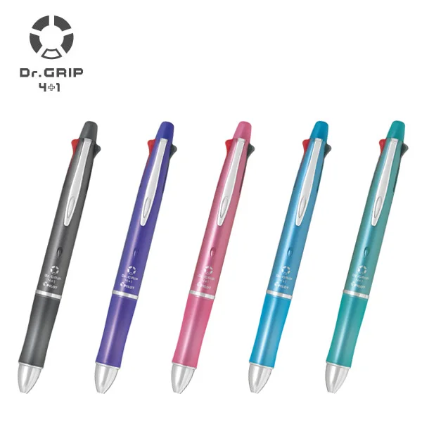1 шт Япония пилот мульти ручка Dr. Grip 4+ 1 многофункциональная шариковая ручка 0,7 Четырехцветная Шариковая ручка+ 0,5 автоматический карандаш BKHDF-1S