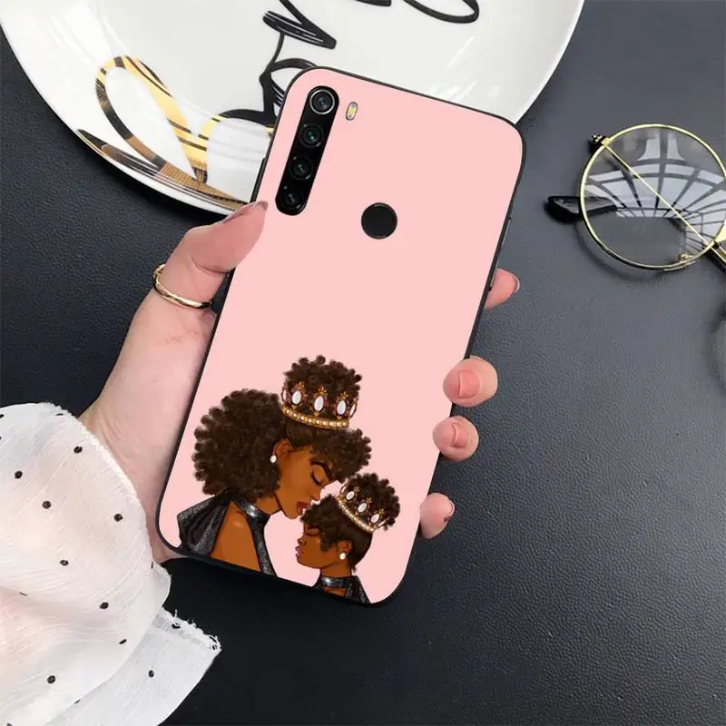 

Baby Mom Girls love pink cartoon Phone Case For Xiaomi Redmi 7 8 9t a3Pro 9se k20 mi8 max3 lite 9 note 9s 10 pro