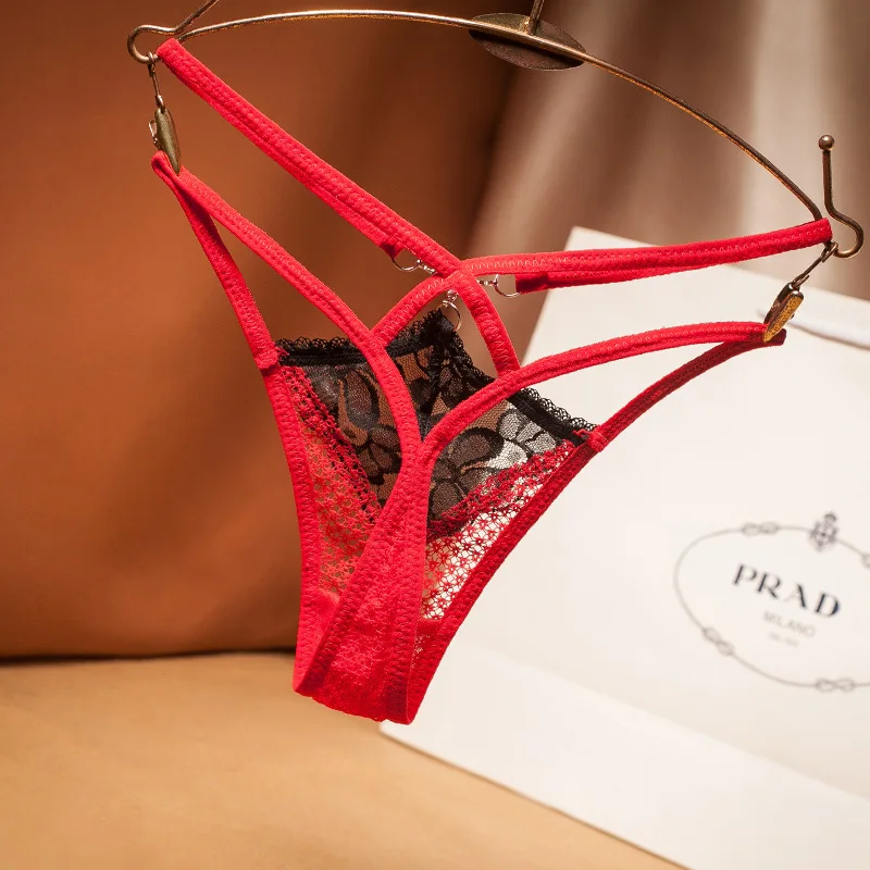 

Women's T-String Cross Sexy Underpants Women's Hot Lace Thong Hollow Out Invisible Briefs Sexy T-Pants Lingerie Femme Sexy