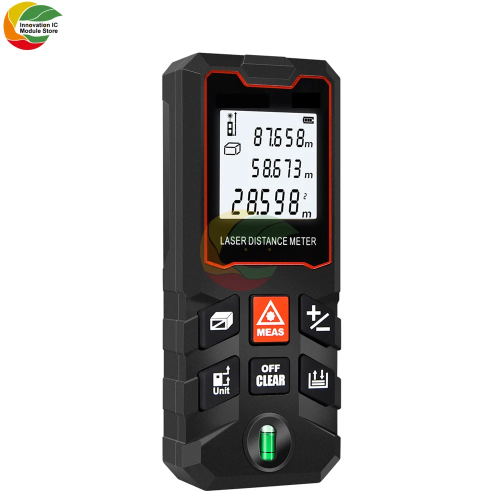 

LCD Screen Digital Laser Rangefinder Area Measurement Building Measurement Rangefinder Tape Handheld Ruler Equipment Test Tool