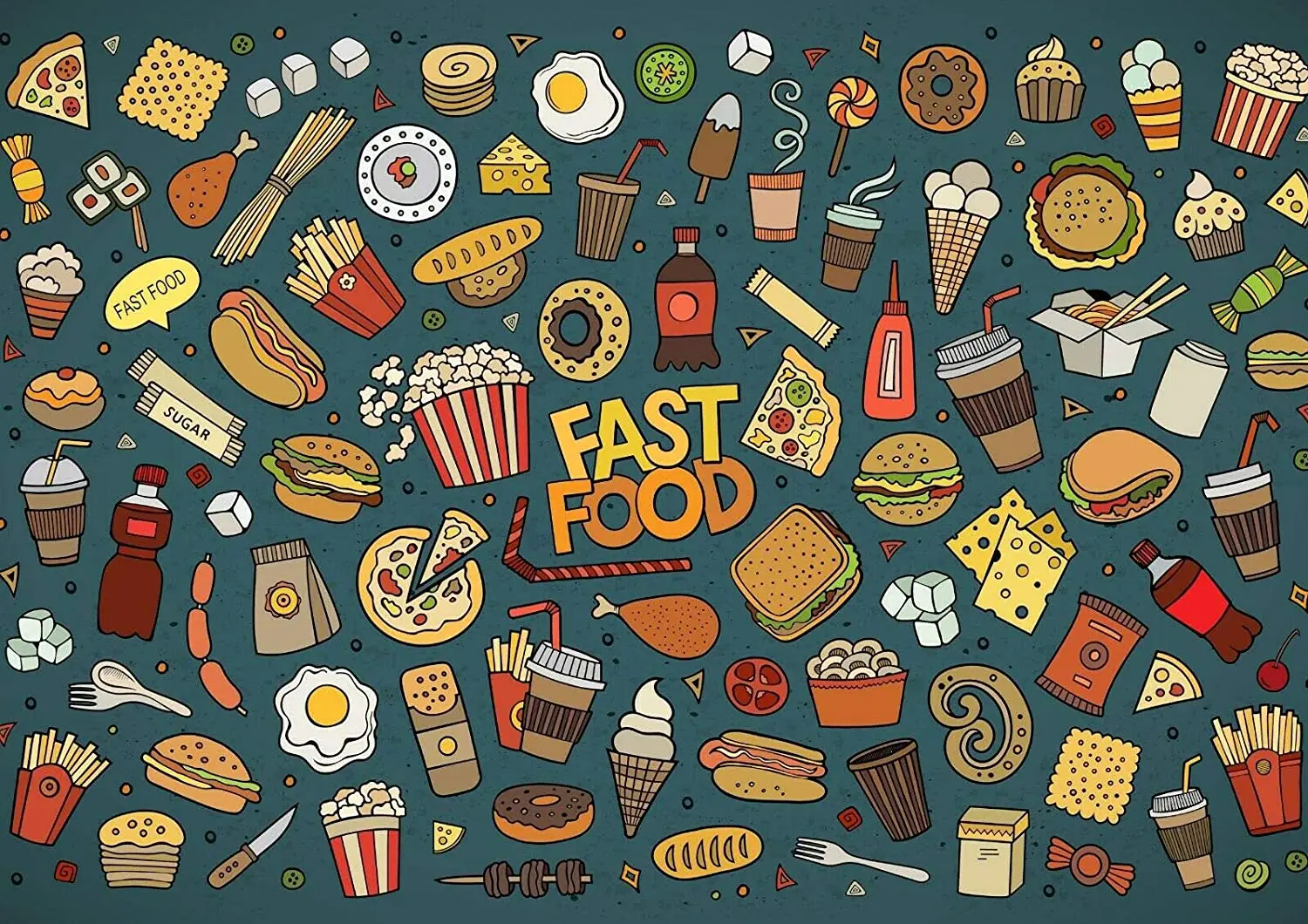 

Awesome Fast Food Poster Metal Tin Sign 8X12 Inch Home Kitchen Bedroom Bar Sign Decoration Posters Tin Sign Metal Iron Painting