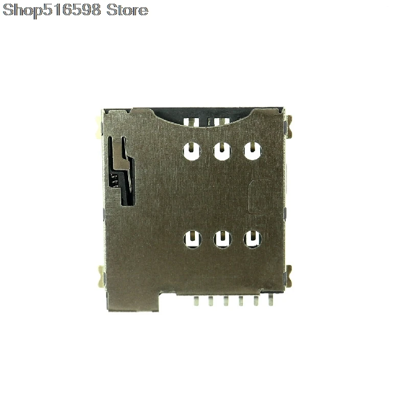 10 шт. SIM разъем карты Micro 6P 6 контактный держатель для карт адаптер подключения
