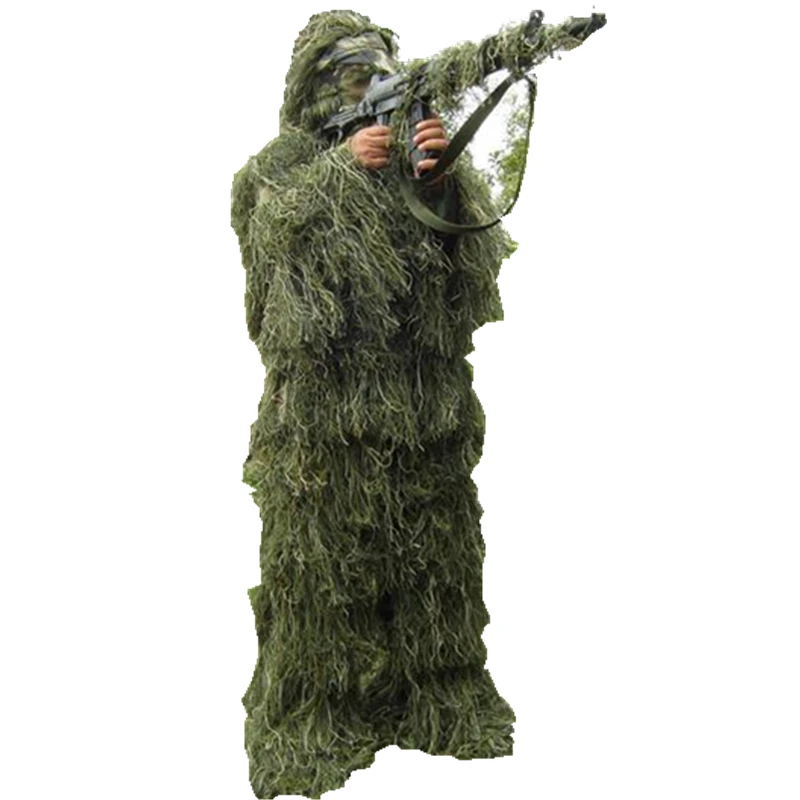 VILEAD 1 2 м эластичные синтетические нити Ghillie костюм пистолет веревка Пейнтбол