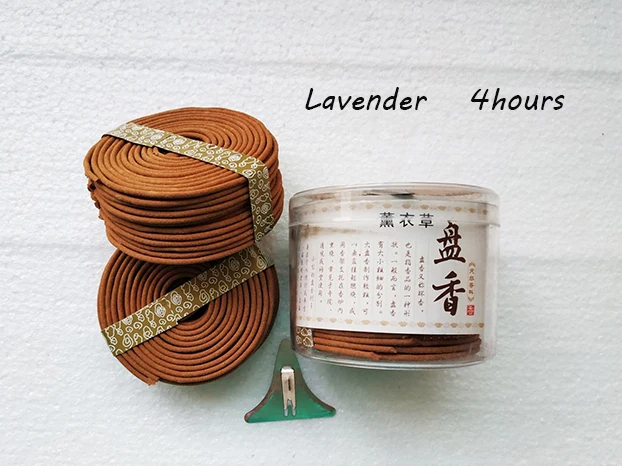 Lavender 48 шт./кор. натуральный катушки Ладан ароматерапия аромат в помещении индийские буддийские сандаловое дерево Ладан без Кадило - Аромат: Lavender