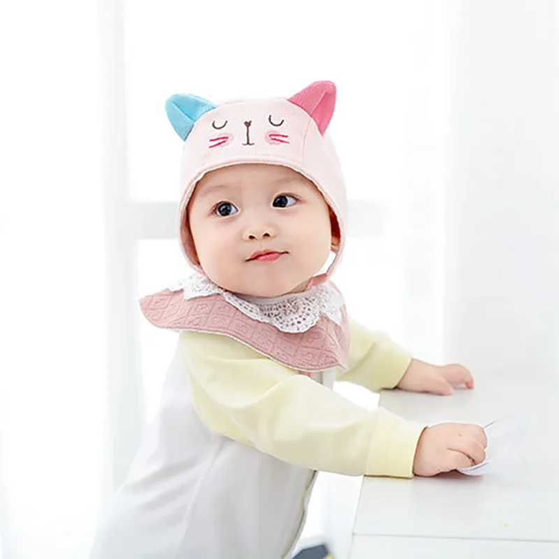 Шапки с вышивкой для новорожденных на Возраст 3-10 месяцев | Детская одежда и обувь