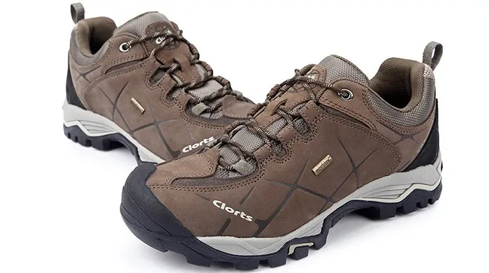 Женские походные ботинки из натуральной кожи водонепроницаемые Нескользящие