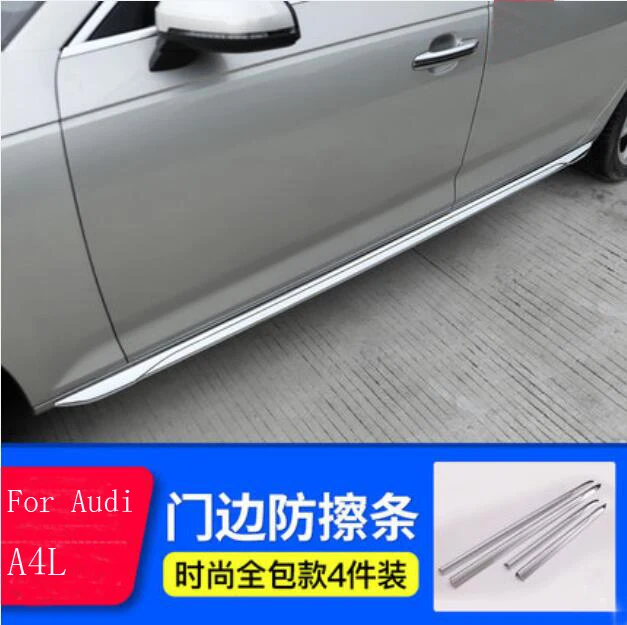 

Вне дверь литья тела полосы стример декоративная крышка комплект отделкой 4 частей Аксессуары для ванной комнаты Набор для Audi A4L 2021