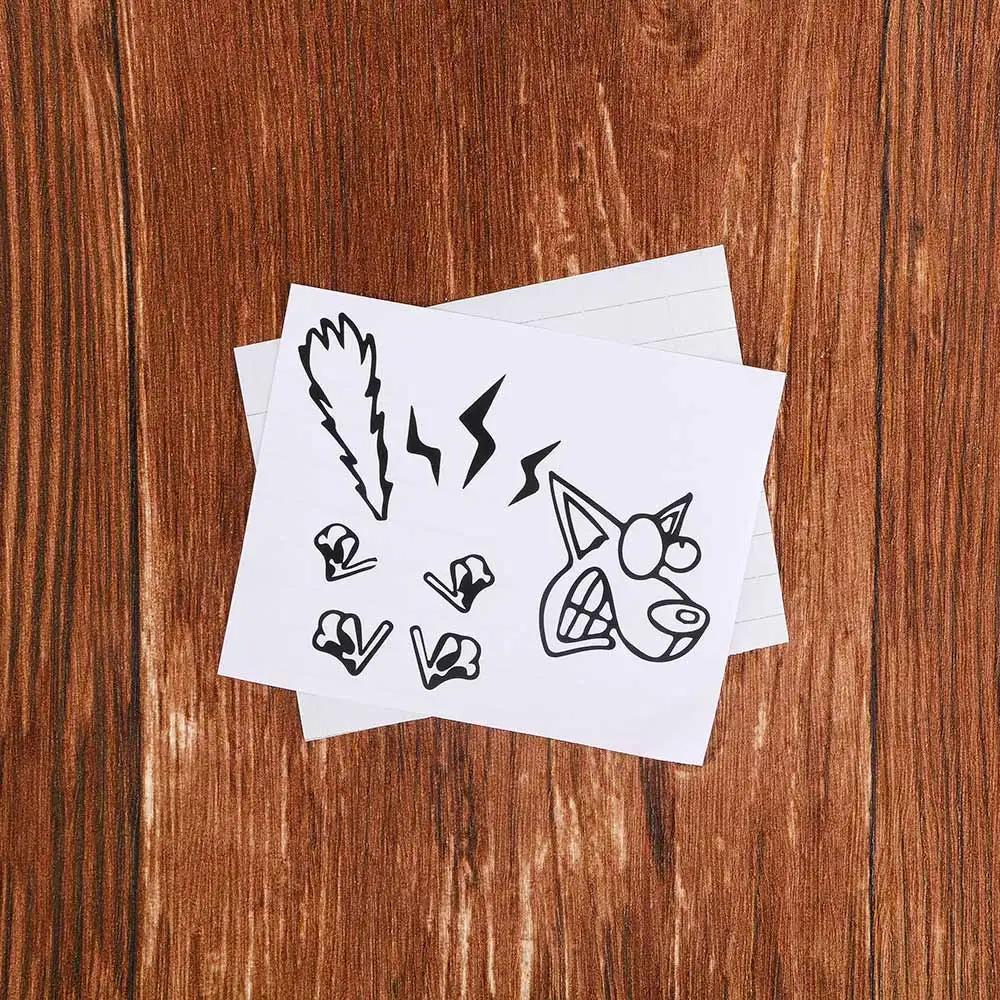 Стикеры на стену с электрошоком Мультяшные для дома спальни детской гостиной