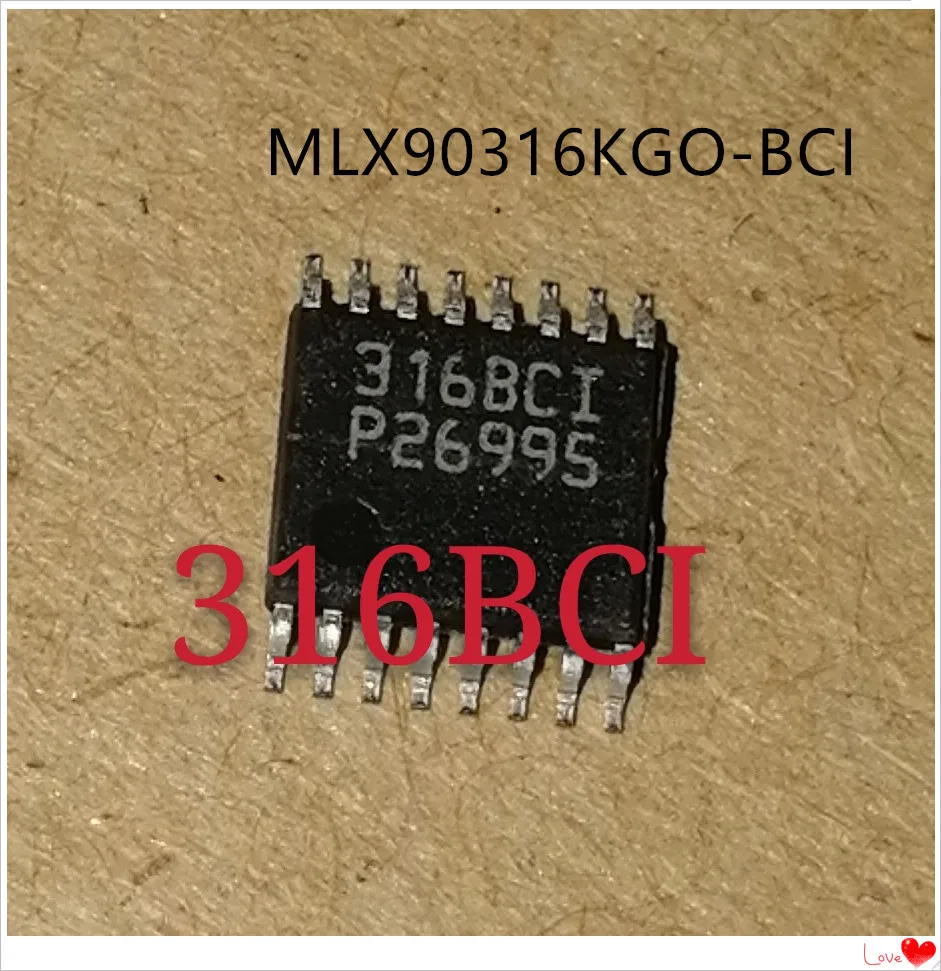 

NEW 10PCS/LOT MLX90316KGO-BCI MLX90316 316BCI TSSOP